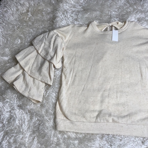 Penelope Project Women’s Ruffle Bell Sleeve Blouse Size large - Picture 7 of 10